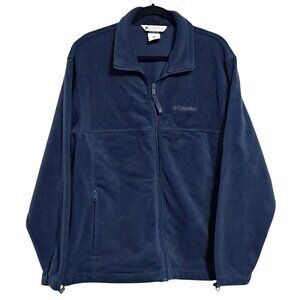 Columbia Fleece Jacket Mens Size L  Blue Full Zip